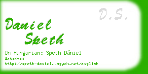 daniel speth business card